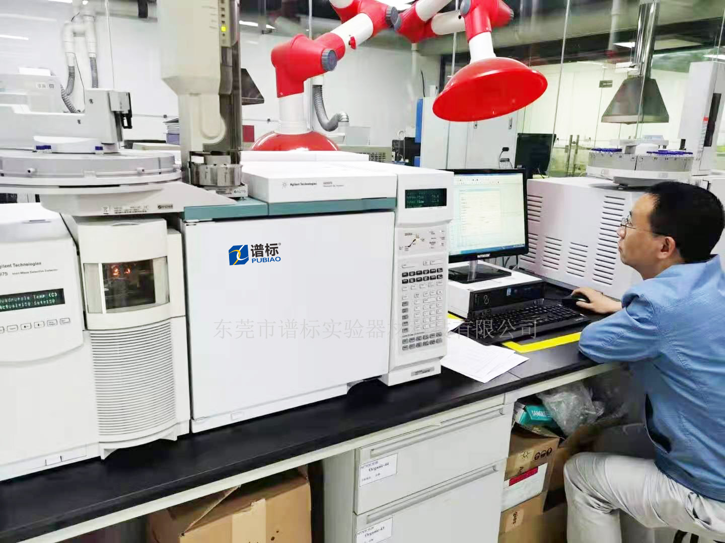 东莞租赁案例：气质联用仪 GCMS  6890N-5975 安装调试后运行正常
