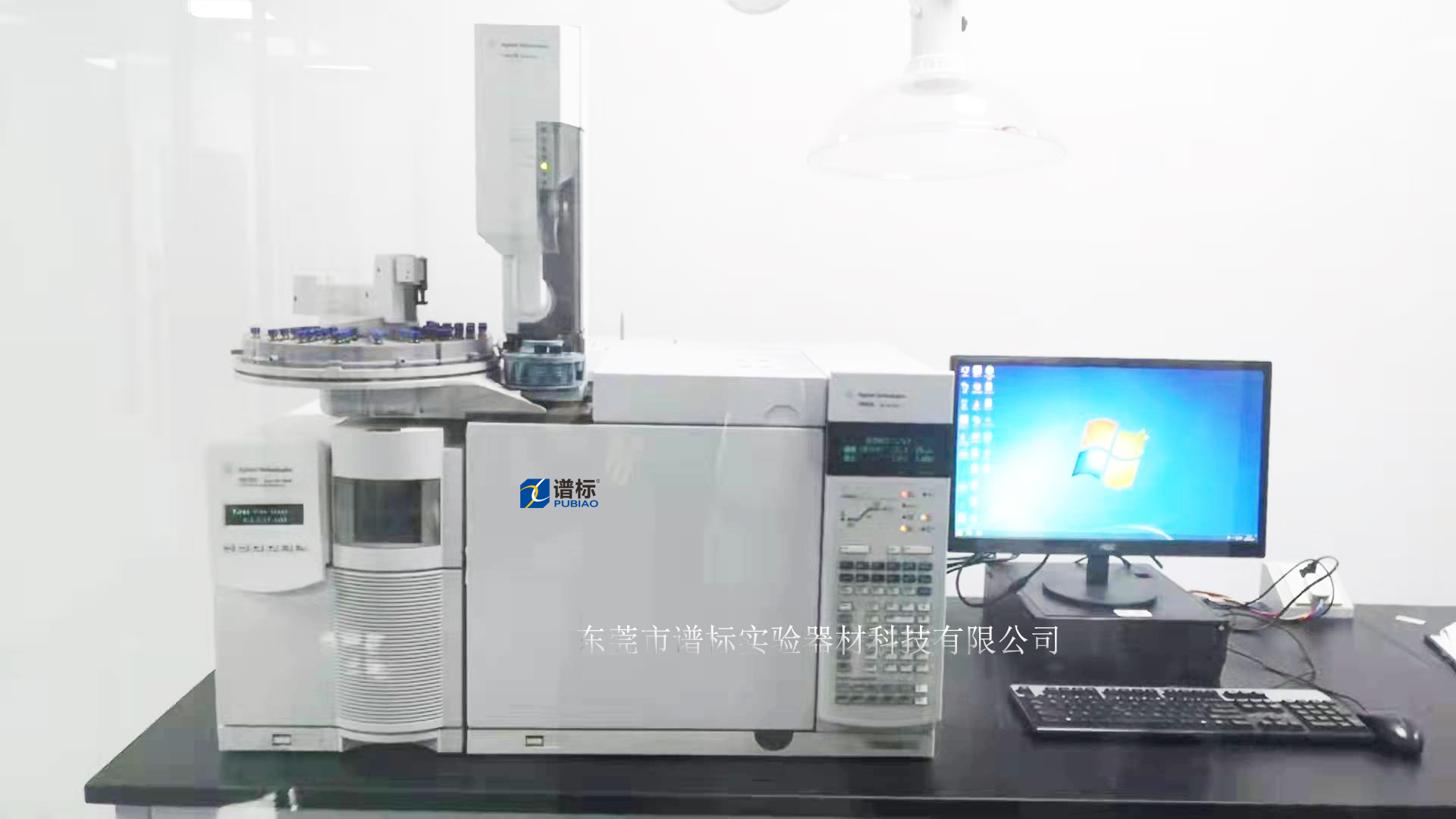 安捷伦气质联用仪GCMS7890A-5975C 昨日在东莞某检测安装调试完毕