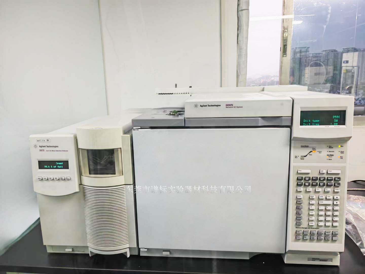 安捷伦GCMS气质联用仪6890N-5975（双源）在广州安装调试