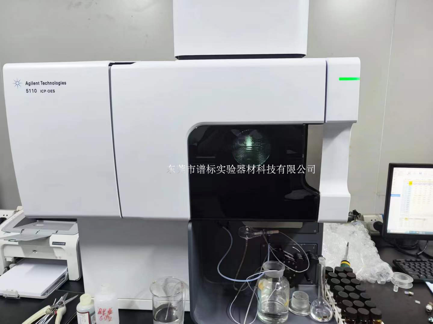 安捷伦电感耦合等离子发射光谱仪ICPOES 5110 在东莞某检测安装调试